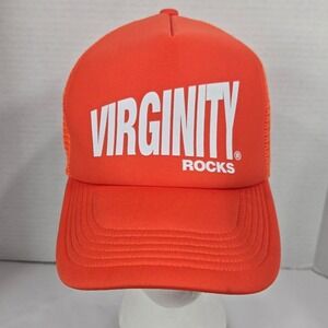 Danny Duncan Virginity Rocks Orange Trucker Hat Cap‎ Adjustable Snapback